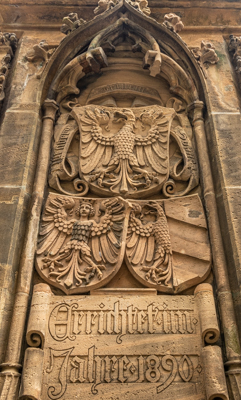Theresienplatz Martin-Behaim-Denkmal 